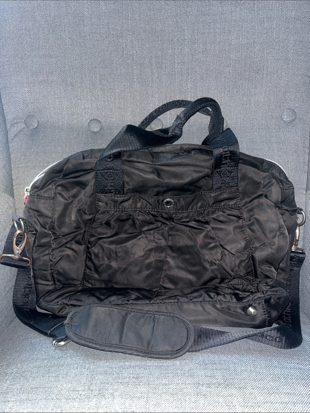 Ivivva Athletica Black Messenger Bag/ Gym Bag